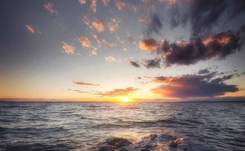 sunrise at the beach